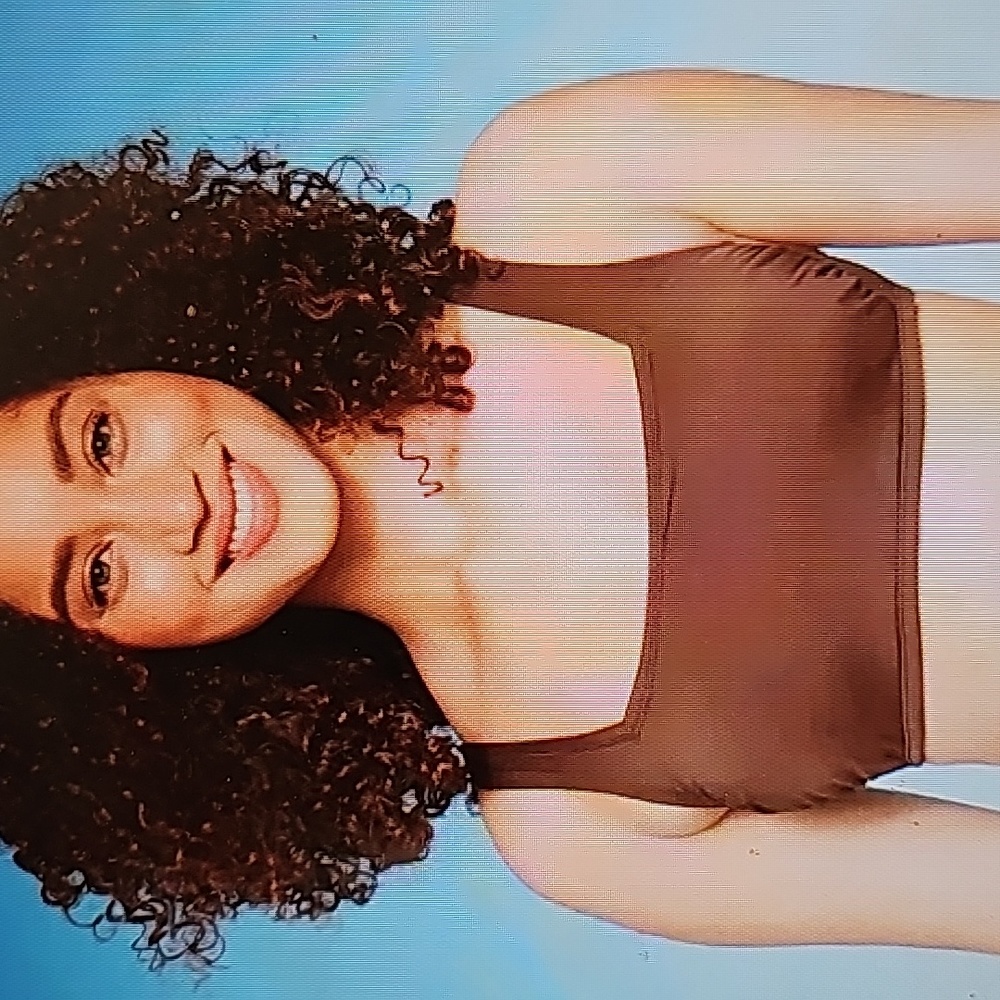 Kona Sol Square Neck Brown Bikini Swim Top Women's Size Large - Picture 3 of 11